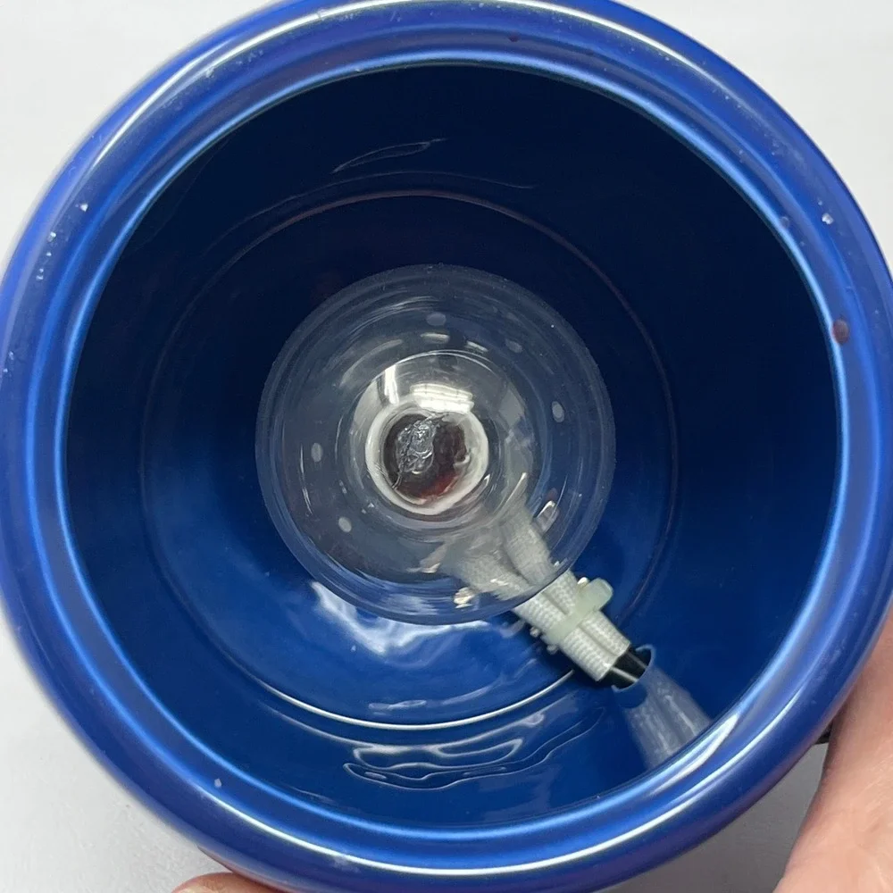 Scentsy USAF Air Force Warmer Blue Ceramic Retired Tested With Box Military